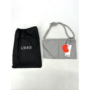 NWT CIDER Silver Rhinestone Y2K Small Shoulder Bag Knot Strap Purse Clutch